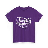 Family Reunion Family Family Events T-Shirt - Purple