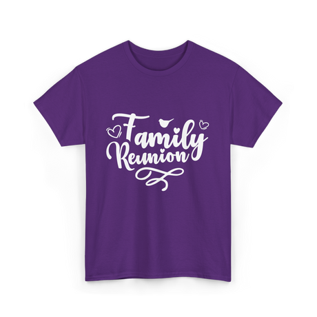 Family Reunion Family Family Events T-Shirt - Purple