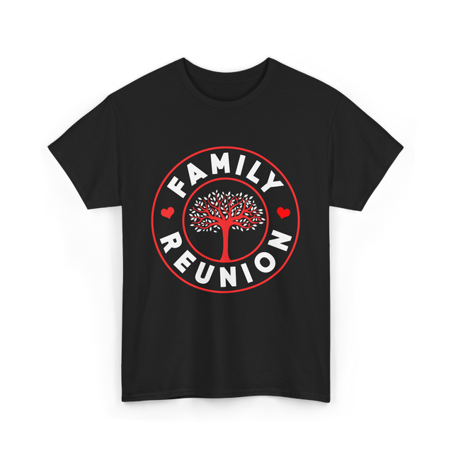 Family Reunion Family Gathering Connection T-Shirt - Black