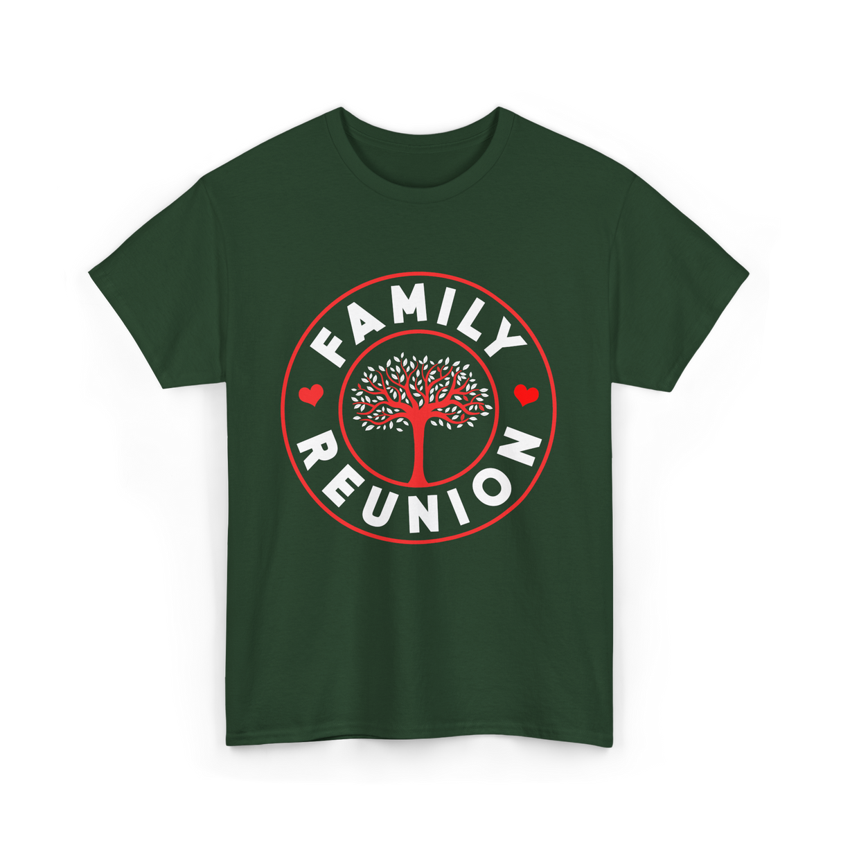 Family Reunion Family Gathering Connection T-Shirt - Forest Green