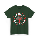 Family Reunion Family Gathering Connection T-Shirt - Forest Green