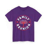 Family Reunion Family Gathering Connection T-Shirt - Purple