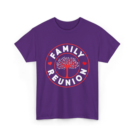 Family Reunion Family Gathering Connection T-Shirt - Purple