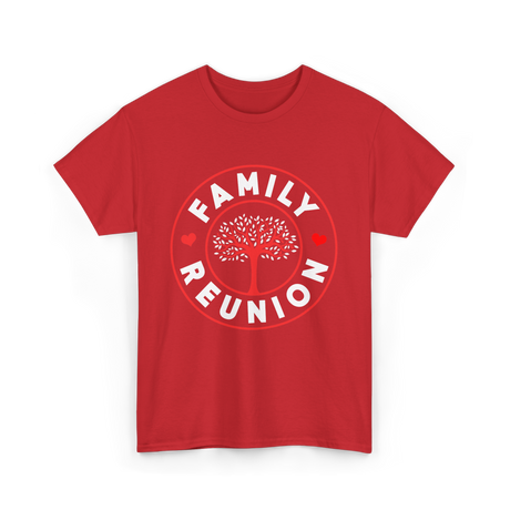 Family Reunion Family Gathering Connection T-Shirt - Red