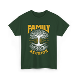 Family Reunion Family Gathering T-Shirt - Forest Green