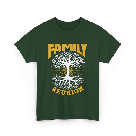 Family Reunion Family Gathering T-Shirt - Forest Green