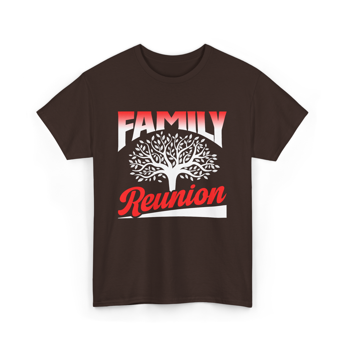 Family Reunion Family Gathering T-Shirt - Dark Chocolate