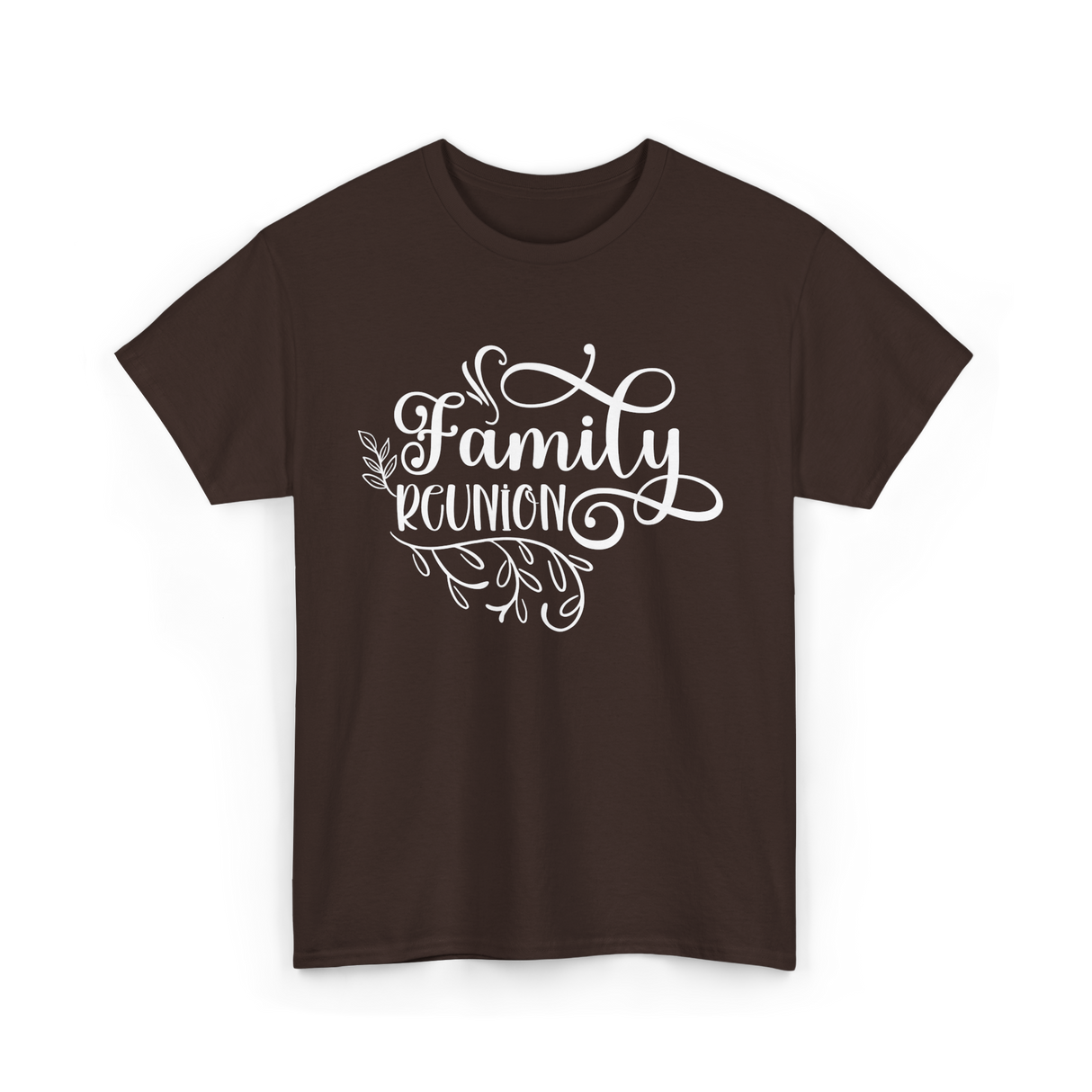 Family Reunion Family Gathering T-Shirt - Dark Chocolate