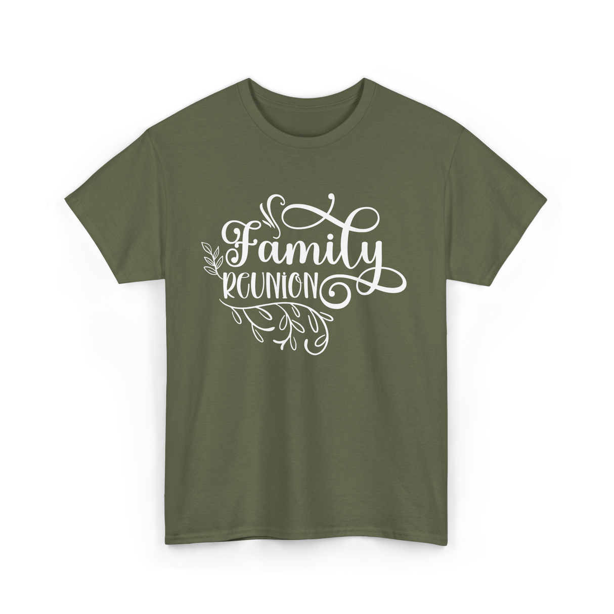 Family Reunion Family Gathering T-Shirt - Military Green