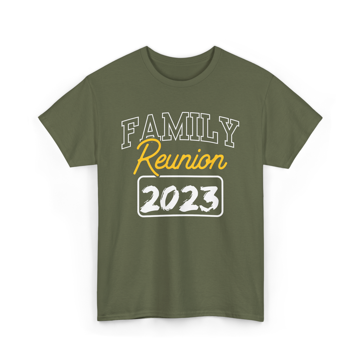 Family Reunion Family Gathering T-Shirt - Military Green