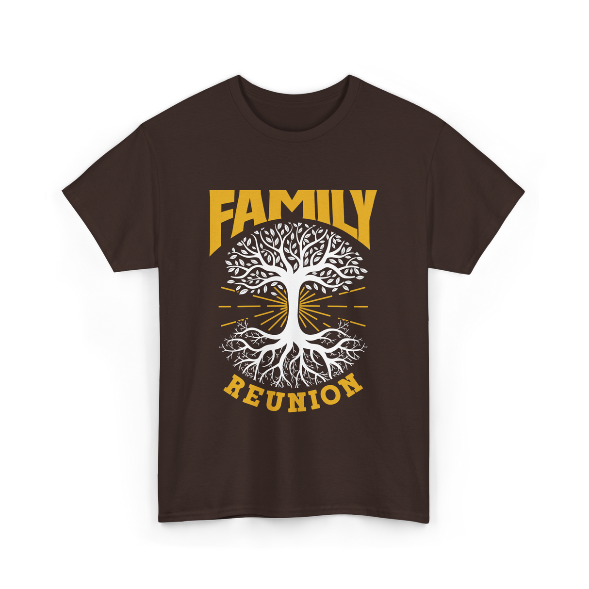 Family Reunion Family Gathering T-Shirt - Dark Chocolate