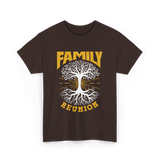 Family Reunion Family Gathering T-Shirt - Dark Chocolate