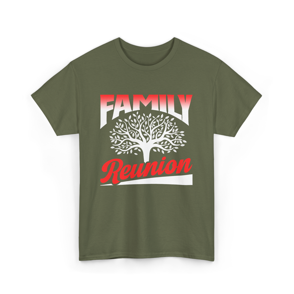 Family Reunion Family Gathering T-Shirt - Military Green