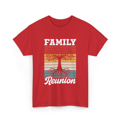 Family Reunion Family Gathering T-Shirt - Red