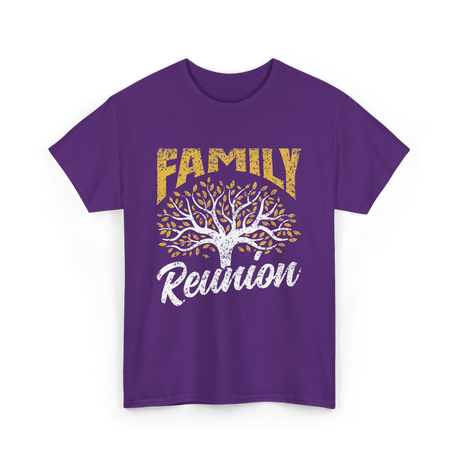 Family Reunion Family Gathering T-Shirt - Purple