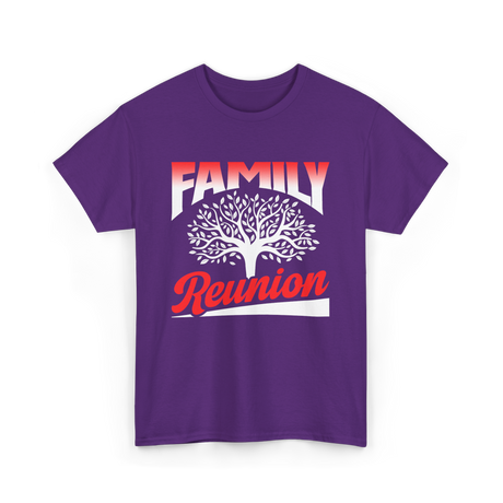 Family Reunion Family Gathering T-Shirt - Purple