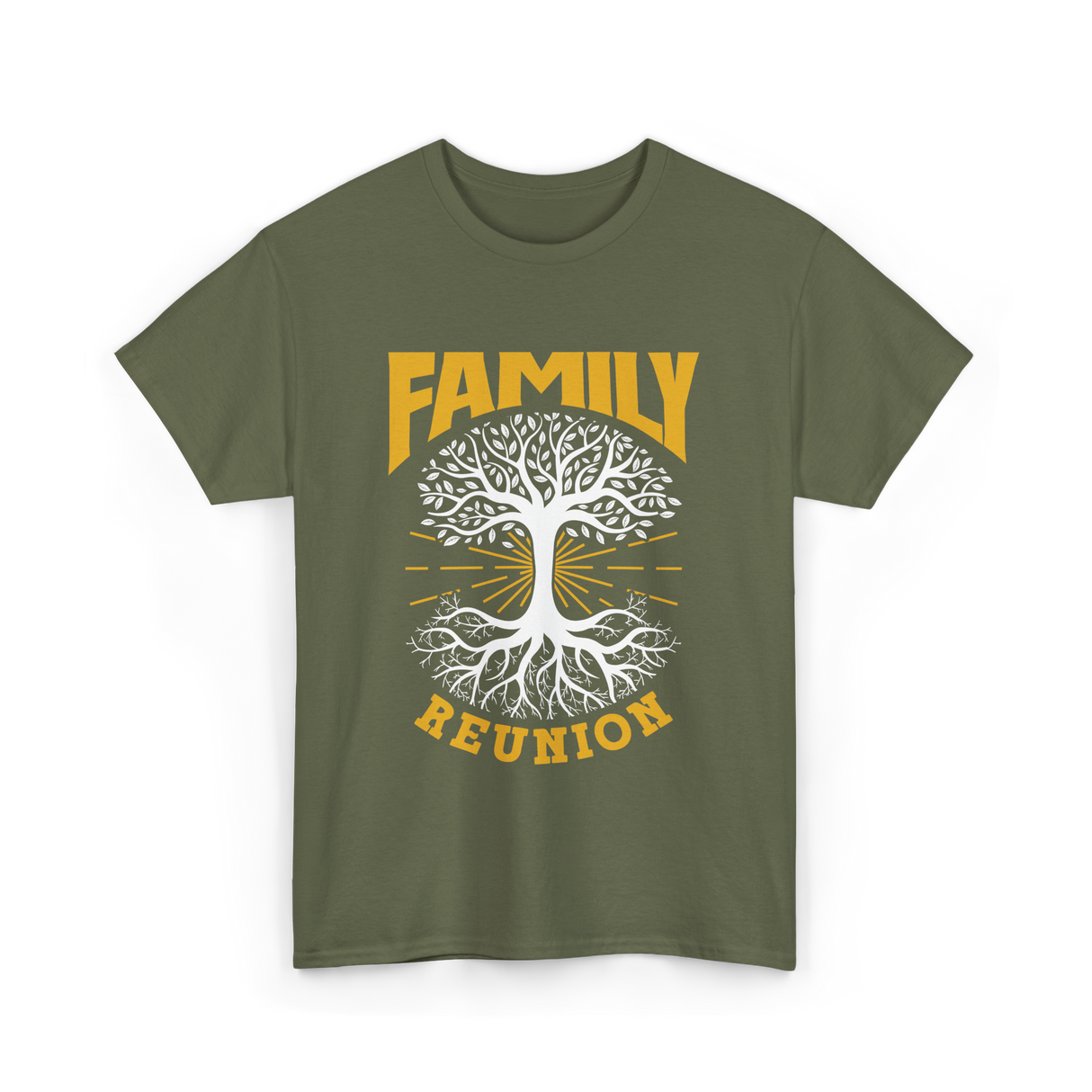 Family Reunion Family Gathering T-Shirt - Military Green