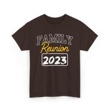 Family Reunion Family Gathering T-Shirt - Dark Chocolate