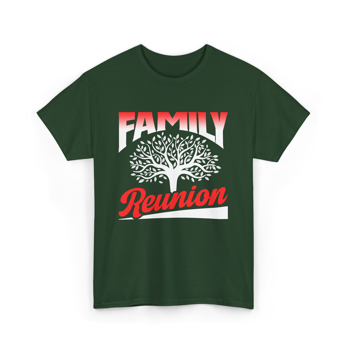 Family Reunion Family Gathering T-Shirt - Forest Green