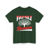 Family Reunion Family Gathering T-Shirt - Forest Green