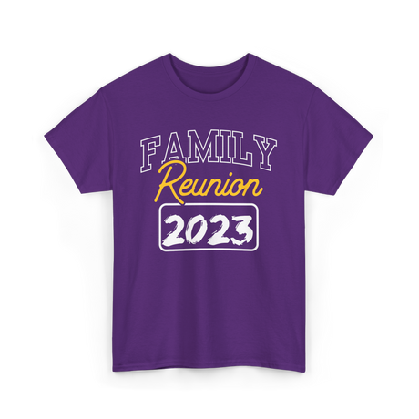 Family Reunion Family Gathering T-Shirt - Purple