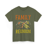 Family Reunion Family Gatherings T-Shirt - Military Green