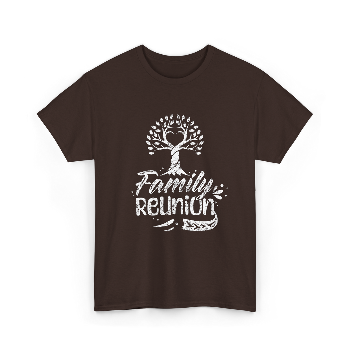 Family Reunion Family Get Together T-Shirt - Dark Chocolate