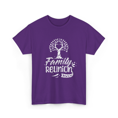 Family Reunion Family Get Together T-Shirt - Purple