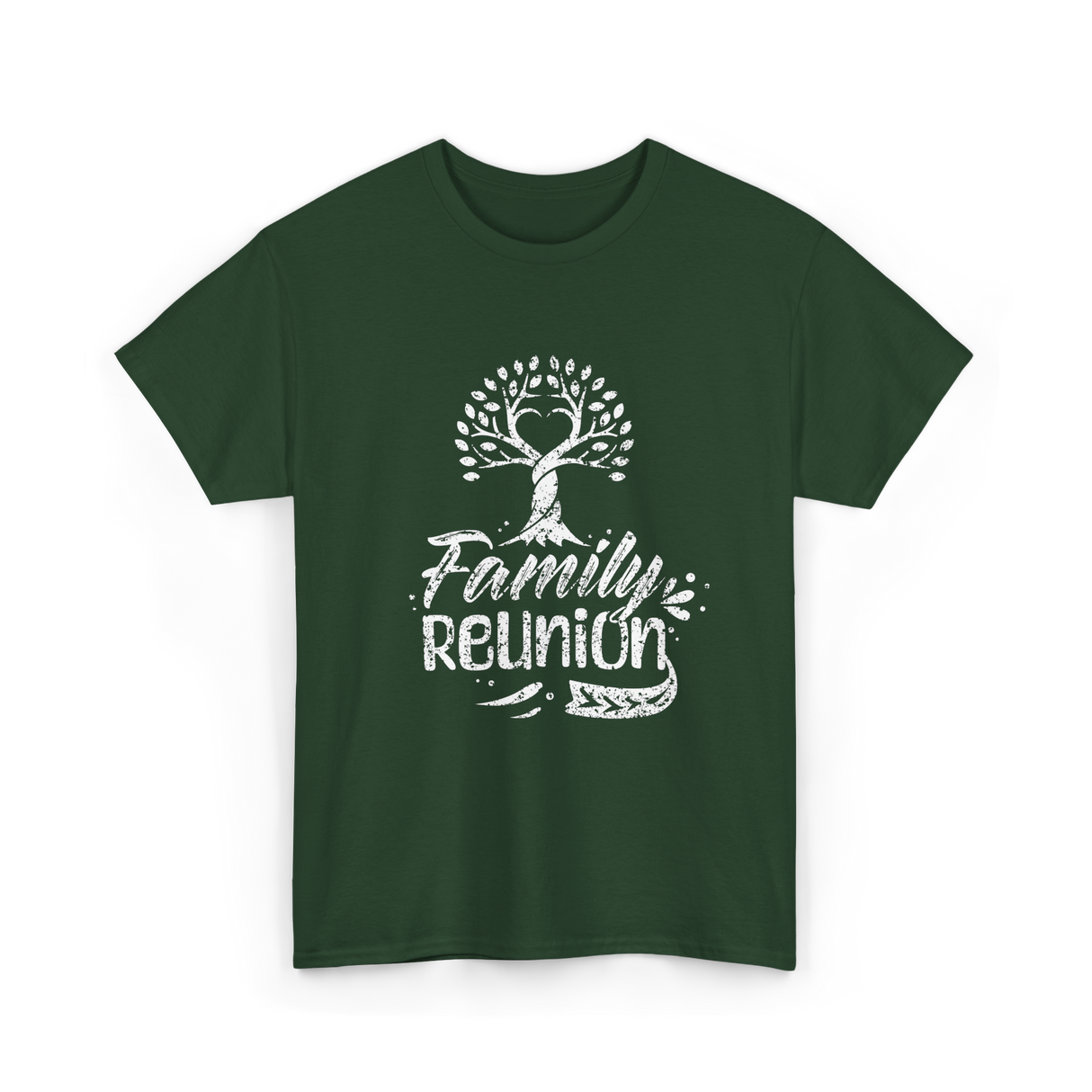 Family Reunion Family Get Together T-Shirt - Forest Green