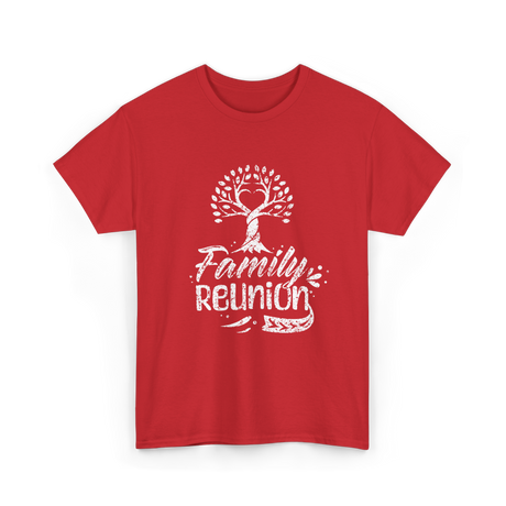 Family Reunion Family Get Together T-Shirt - Red