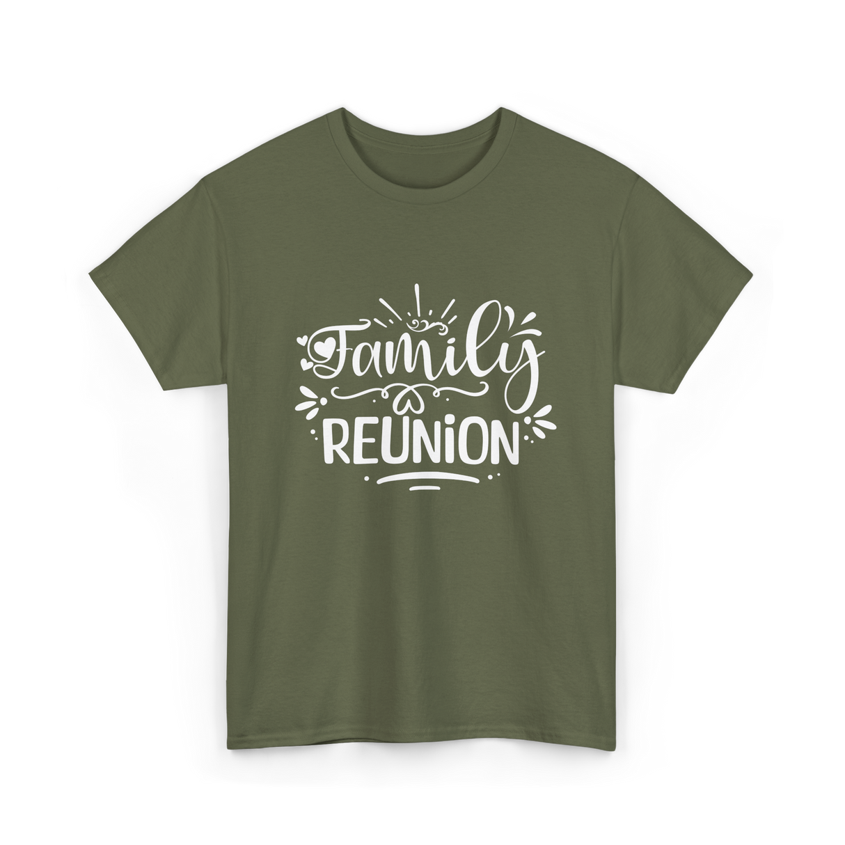 Family Reunion Gathering Families T-Shirt - Military Green