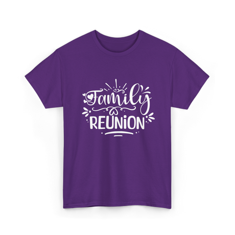 Family Reunion Gathering Families T-Shirt - Purple