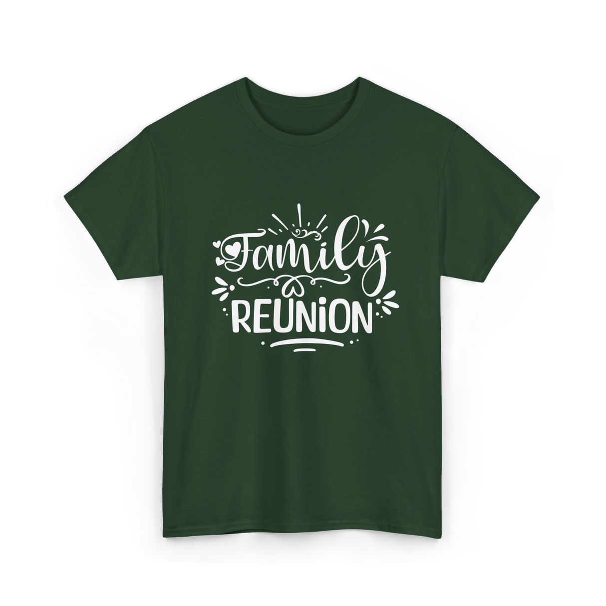 Family Reunion Gathering Families T-Shirt - Forest Green