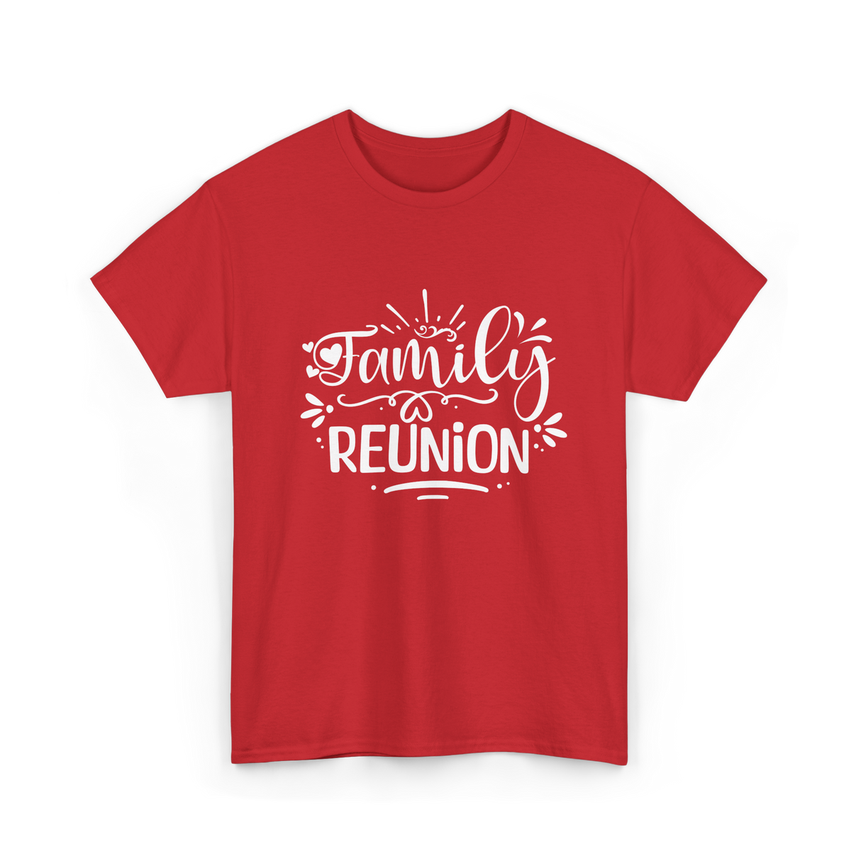 Family Reunion Gathering Families T-Shirt - Red