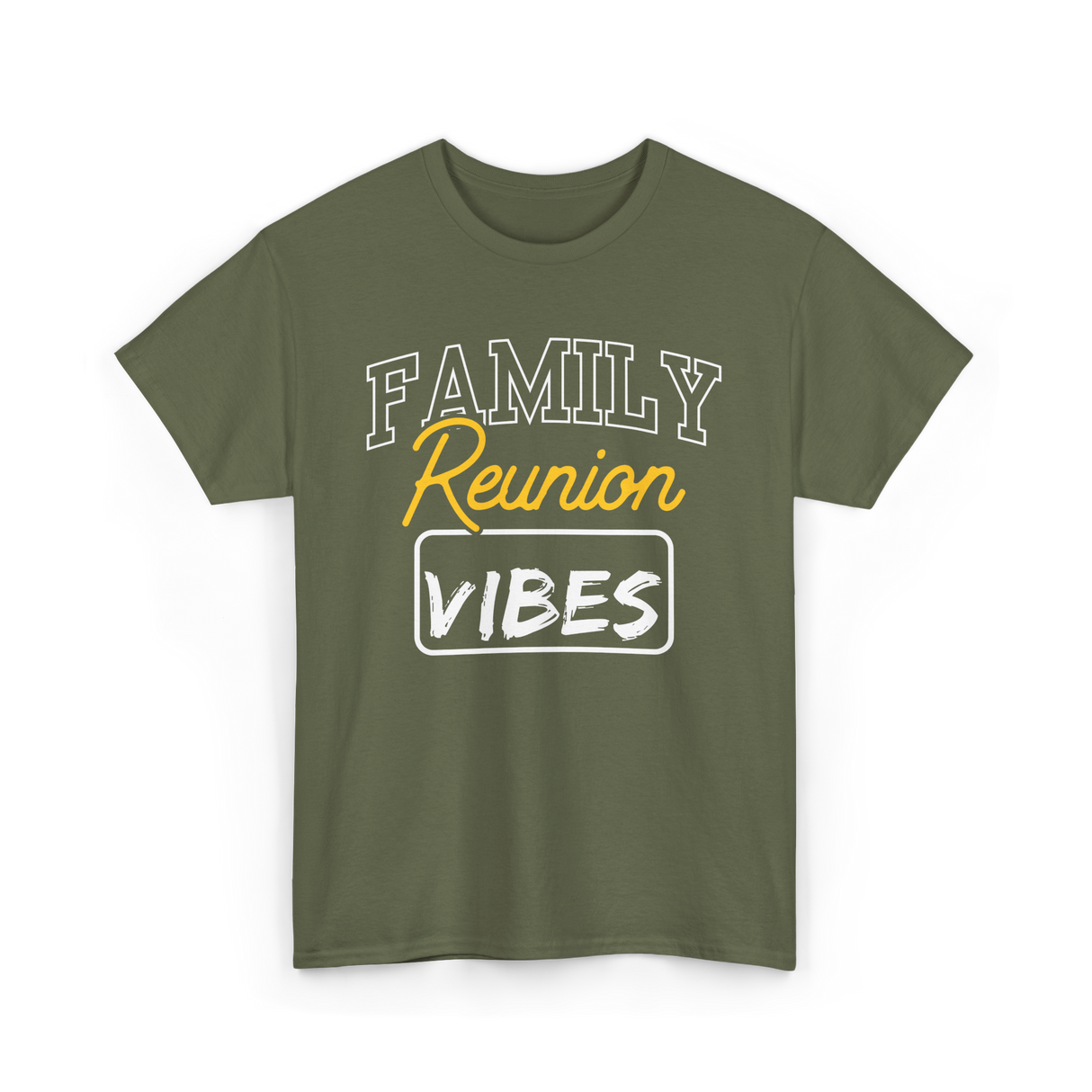 Family Reunion Reunion Gathering T-Shirt - Military Green