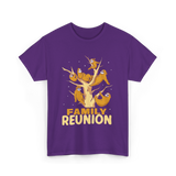 Family Reunion Sloths Gathering T-Shirt - Purple