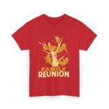 Family Reunion Sloths Gathering T-Shirt - Red