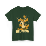 Family Reunion Sloths Gathering T-Shirt - Forest Green