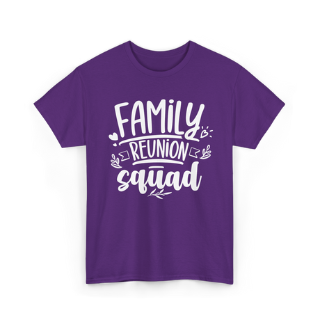 Family Reunion Squad Family Gathering T-Shirt - Purple