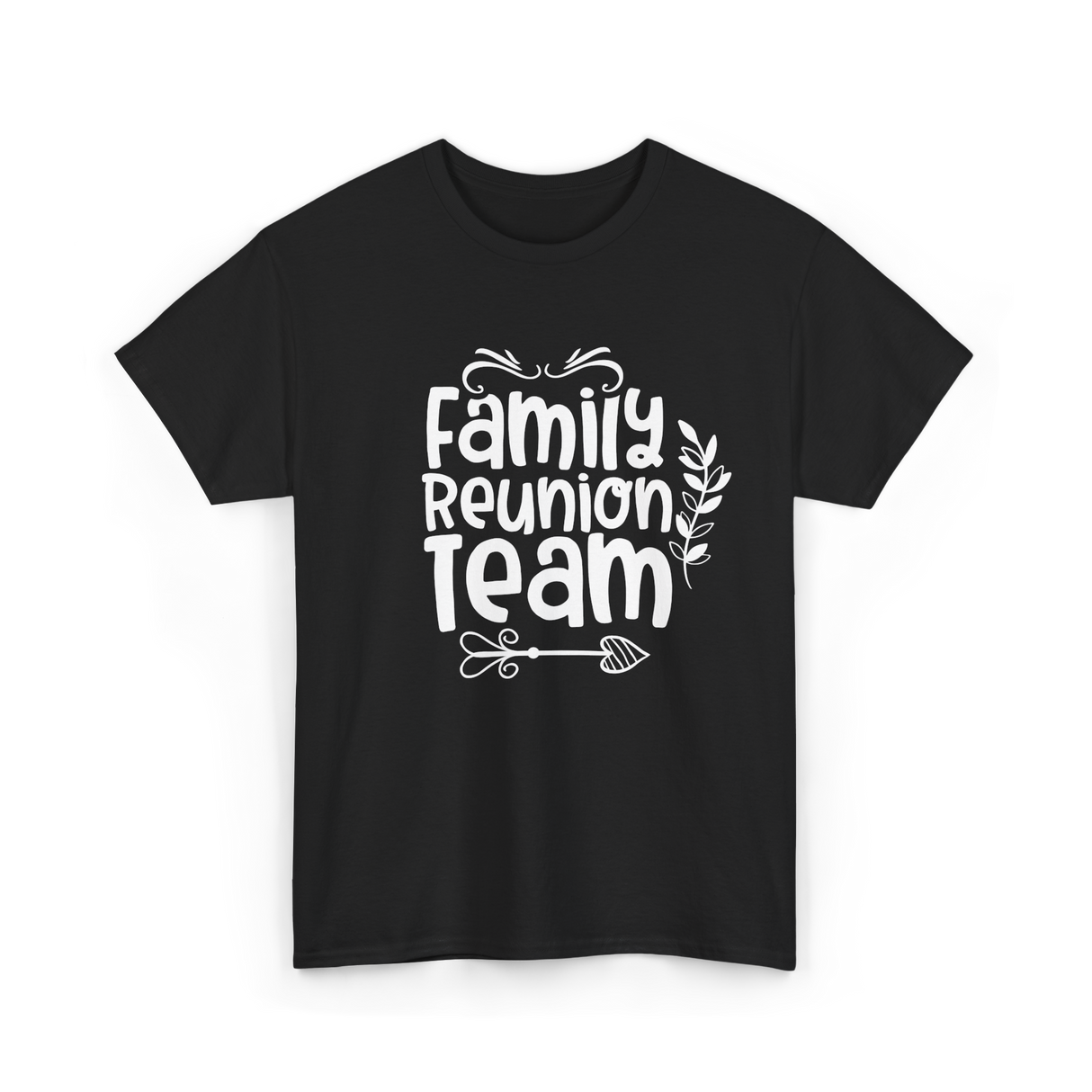 Family Reunion Team Gathering T-Shirt - Black