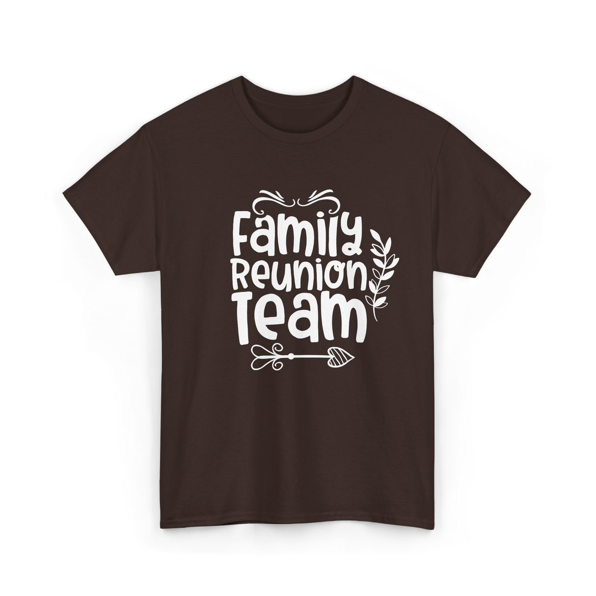 Family Reunion Team Gathering T-Shirt - Dark Chocolate