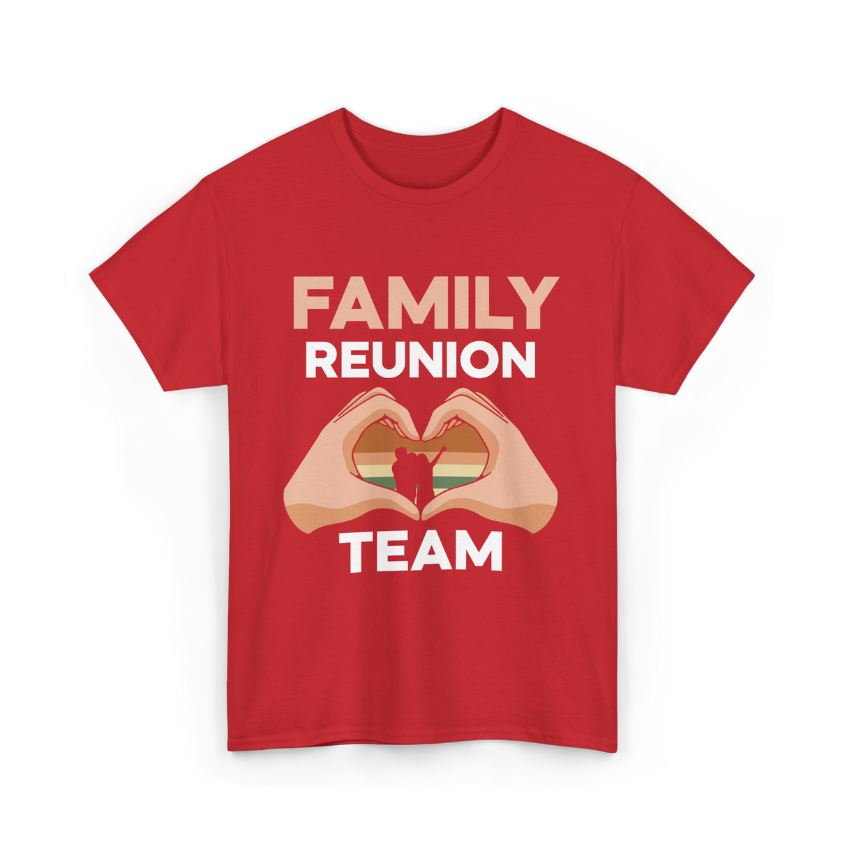 Family Reunion Team Gathering T-Shirt - Red