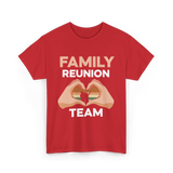 Family Reunion Team Gathering T-Shirt - Red