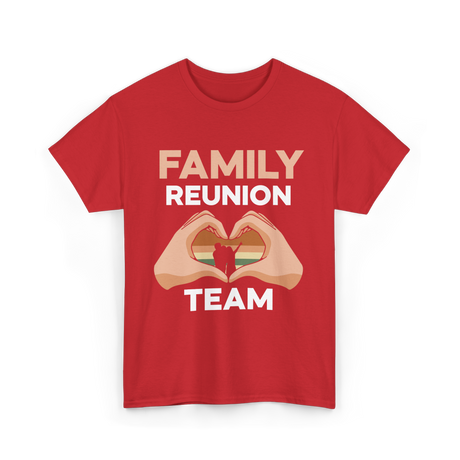 Family Reunion Team Gathering T-Shirt - Red