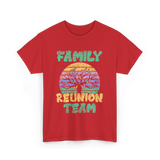 Family Reunion Team Gathering T-Shirt - Red