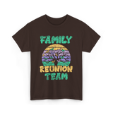 Family Reunion Team Gathering T-Shirt - Dark Chocolate