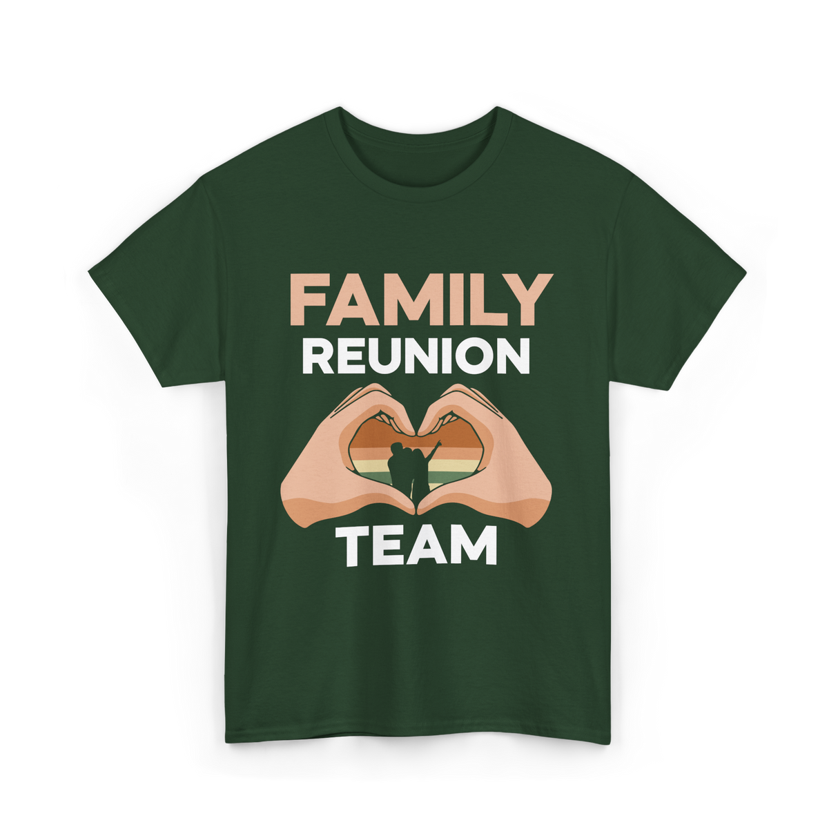 Family Reunion Team Gathering T-Shirt - Forest Green