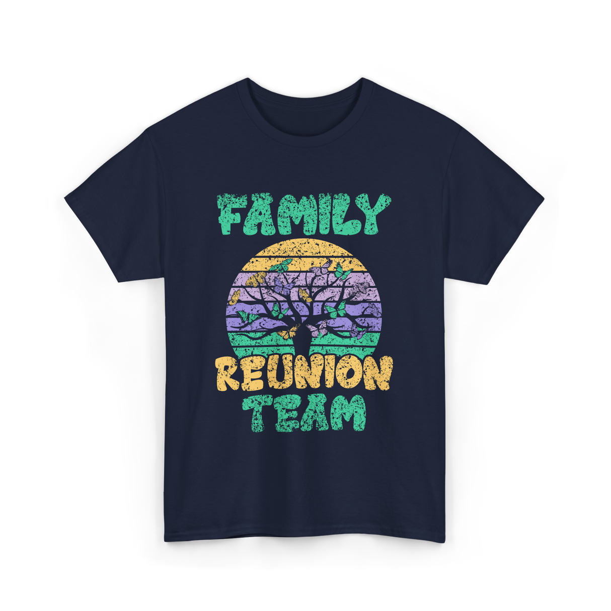 Family Reunion Team Gathering T-Shirt - Navy