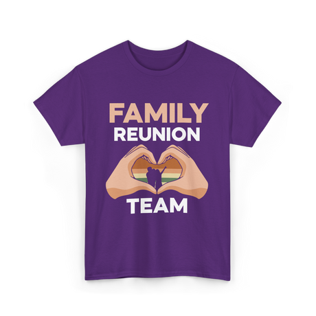 Family Reunion Team Gathering T-Shirt - Purple