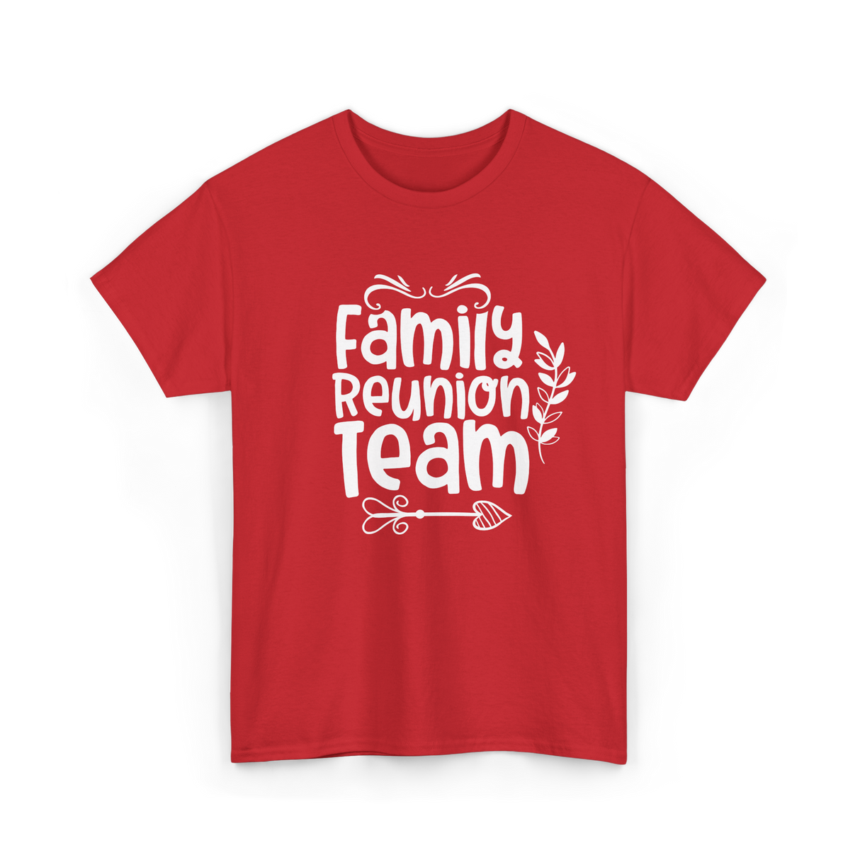 Family Reunion Team Gathering T-Shirt - Red